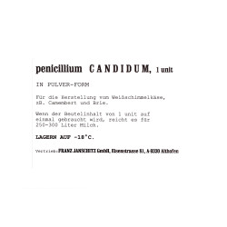 Kultura za izradu sireva s bijelom plijesni (Penicillium Candidum)