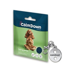CalmDown komplet za identifikaciju pasa metalni privjesak + 1 gumb KRUUSE - PAS