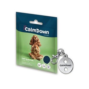 CalmDown komplet za identifikaciju pasa metalni privjesak + 1 gumb KRUUSE - PAS