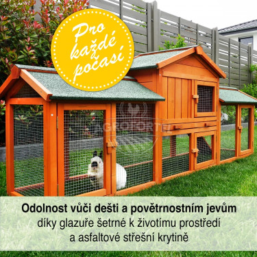 Drvena kućica za kuniće Jince, rabljena roba