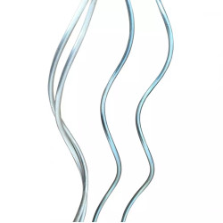 Potporanj za rajčicu SPIRALA srebrni d6,5mm 180cm