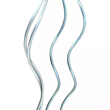 Potporanj za rajčicu SPIRALA srebrni d6,5mm 180cm