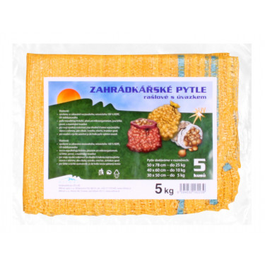 Rašel vrećica s vezicom, nosivost 5 kg, narančasta, 30x52 cm, 5 kom