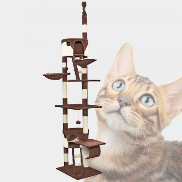 Grebalica za mačke BELLA W3 - Bež-smeđa