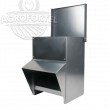 AGROFORTEL metalna lijevak hranilica - 8 kg, štedi hranu, kvalitetan dizajn