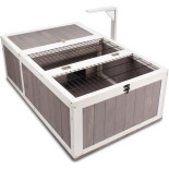 Drveni ograđeni prostor za male životinje 0878