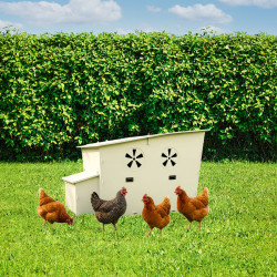 Plastični kokošinjac Happy Nest - 132 x 80 x 85 cm