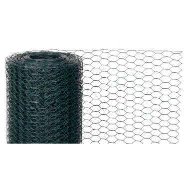 HEX PVC mreža 1000/20/0,9 mm, 25 m, zelena, šesterokutna, vrtna, uzgojna