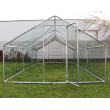 Vanjski kavez - ograđeni prostor s ceradom - 4x3x2m - "A" krov