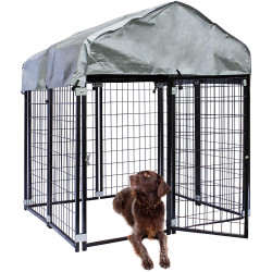 Vanjski kavez za pse BAX - ograđeni prostor - 121 x 121 x 137 cm