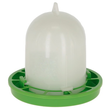 Hranilica za perad s bajunetnim zatvaračem, 1 kg, bijela/zelena
