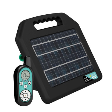Prijenosni solarni RF izvor za električnu ogradu fencee solar DUO RF SDX08 s kontrolerom