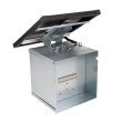Osnovni komplet solarne ograde s prijenosnom kutijom, regulatorom od 10 A, panelom od 100 W i konzolom
