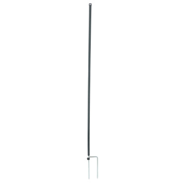 Zamjenski kolac za mrežu 106 cm, dvostruki šiljak, sivi