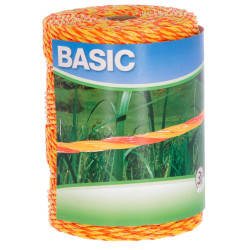 Ogradna žica BASIC 250 m, 3 x 0,20 mm Niro, žuta/narančasta