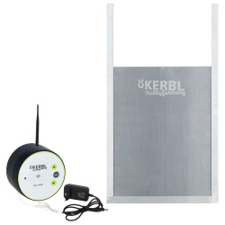 Automatska vrata za kokošinjac Kerbl Duo Smart s kliznim vratima M, 300 x 400 mm