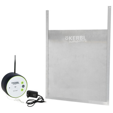 Automatska vrata za kokošinjac Kerbl Duo Smart s kliznim vratima L, 430 x 400 mm