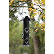 Hranilica za ptice Kerbl Kehlstein, plast/metal, 15 x 15 x 35 cm