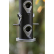 Hranilica za ptice Kerbl Kehlstein, plast/metal, 15 x 15 x 35 cm