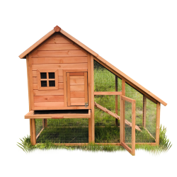 Drvena kućica za kuniće ili kokošinjac ALBERTA, 1402x660x1200mm