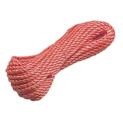 Uže KERBL 377 POLY 20 m / 10 mm / 175 kg, narančasto