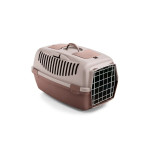 Transporter Gulliver 3 s metalnim vratima, smeđi, 61 × 40 × 38 cm