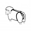 Zavoj protiv prolapsa maternice za ovce, najlon  