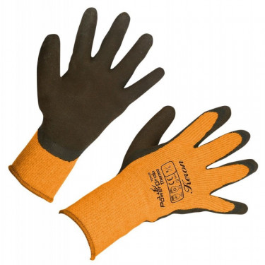 Zimske radne rukavice PowerGrab Thermo, narančaste