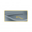 Plastični ležaj SLEEPER 4, 88 × 62 × 35,5 cm, sivi