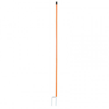 Rezervni stup za mrežu za perad 106 cm, 2 roglja, narančasta
