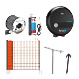 Set električne ograde s mrežom za perad, guske, patke - mrežno napajanje - mreža 50 m, 112 cm