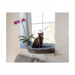 Kerbl krevet za mačke ta prozorsku policu, sivi, 55 x 35 cm