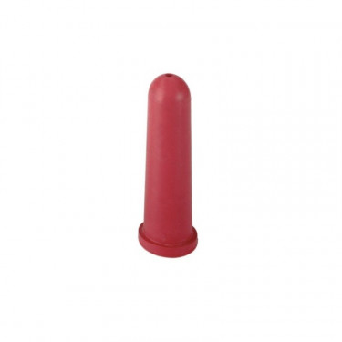Super duda za hranjenje teladi, crvena, 100 mm, okrugli otvor, 4 mm