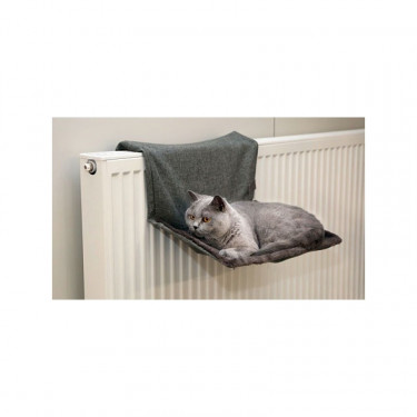 Odmorište za mačke za radijator PARADIES 45x30cm, sivo