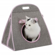 Kutija za mačke, transportna torba sa grebalicom, 42 x 30 x 41 cm