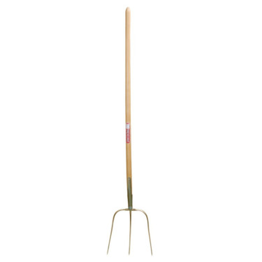 Kovane vile Erntekönig, 3 zupca, 30 cm, s drškom 135 cm, zlatne