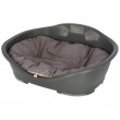 Plastični ležaj SLEEPER 4, 88 × 62 × 35,5 cm, sivi