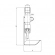 Miskasta pojilica Mono, 1/2", inox, za prasadi