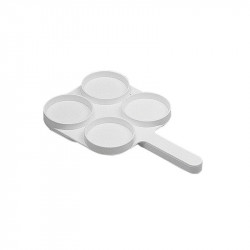 Palačinkarnik – testna posudica, bijela