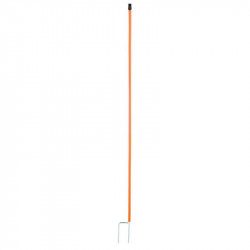 Zamjenski stup za ogradu za perad 112 cm, 2 zupca, narančasta