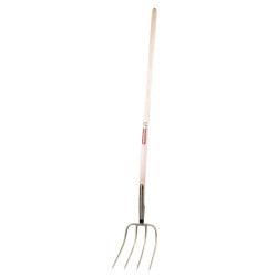 Kovane vile Erntekönig, 4 zupca, 31 cm, s drškom 135 cm, zlatne