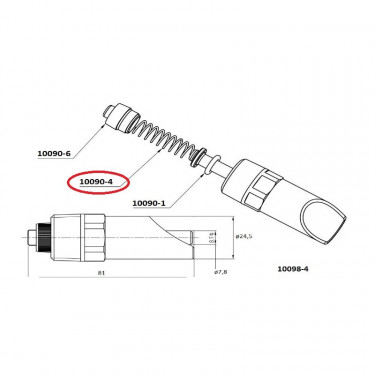 Zamjenska opruga za pojilicu SE-0494, SE-0455
