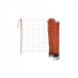 Mreža za električnu ogradu za ovce Ovinet 108 cm, 50 m, narančasta