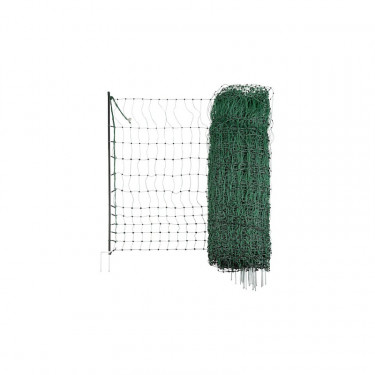 Vodljiva mreža za perad 112 cm, 25 m, zelena, 2 šiljka