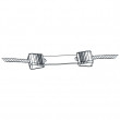 Litzclip® spojka za uže 3 mm - 10 kom