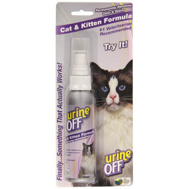 Urine Off - sprej protiv mrlja i mirisa, za mačke, 118 ml