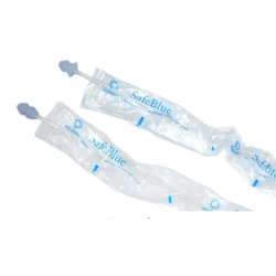 Inseminacijska pipeta ClearGlide Safe Blue za osjemenjivanje krmača, s adapterom
