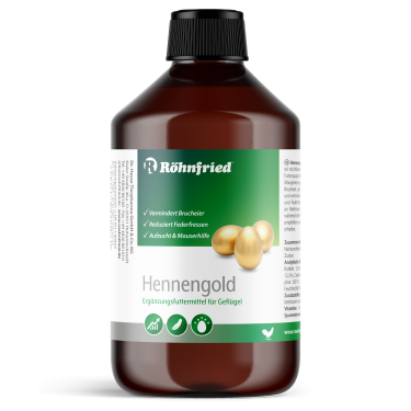 HENNENGOLD – dodatak hrani za jaka jaja i zdravo perje, 1000 ml