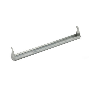 Viseća koritasta hranilica za piliće, prepelice i perad – 100 cm, metalna, CF034.40 – BAZAR