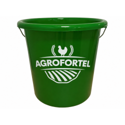 Univerzalna kanta 10 l, plastična s metalnom ručkom, zelena